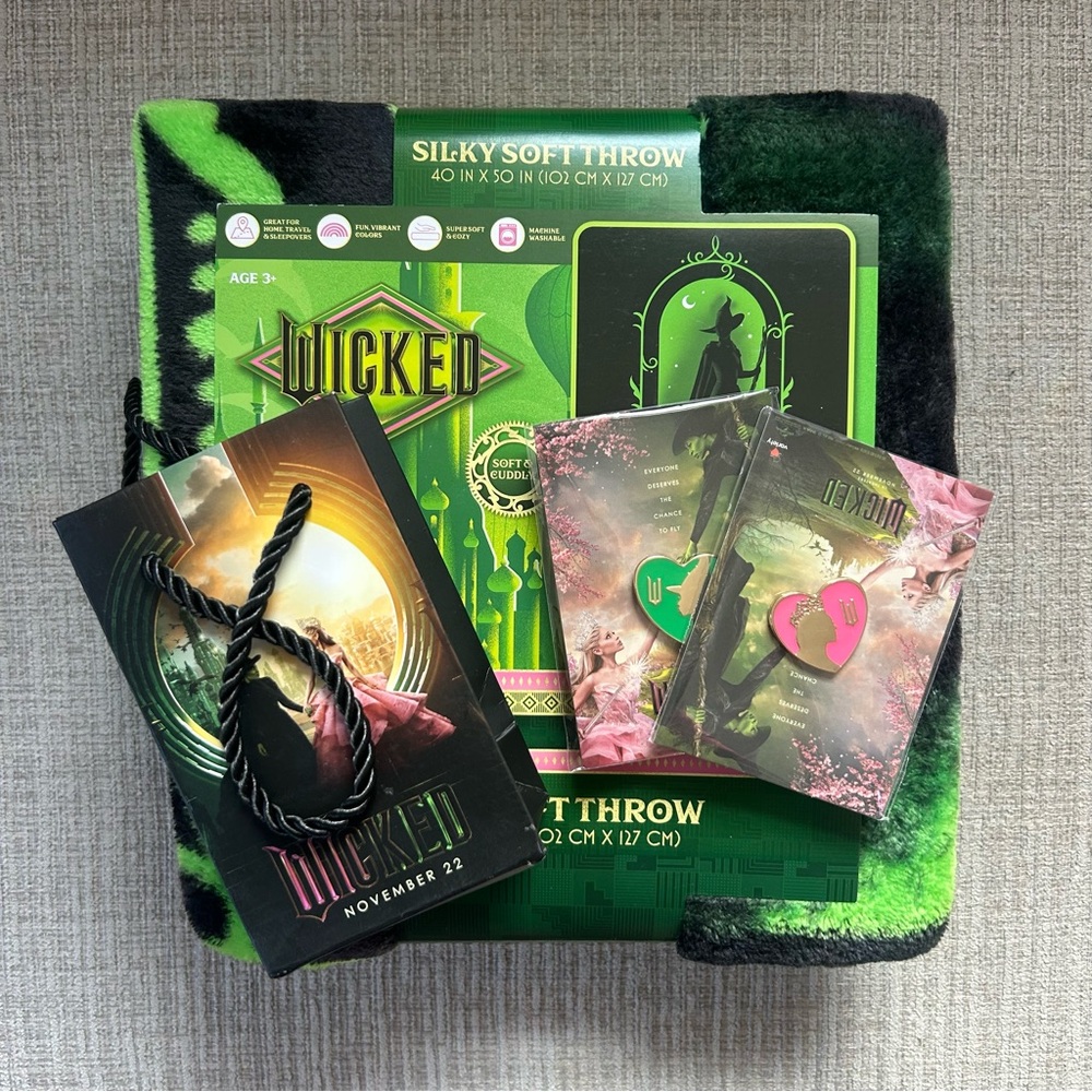 Wicked Silky Soft Throw Blanket with Pins